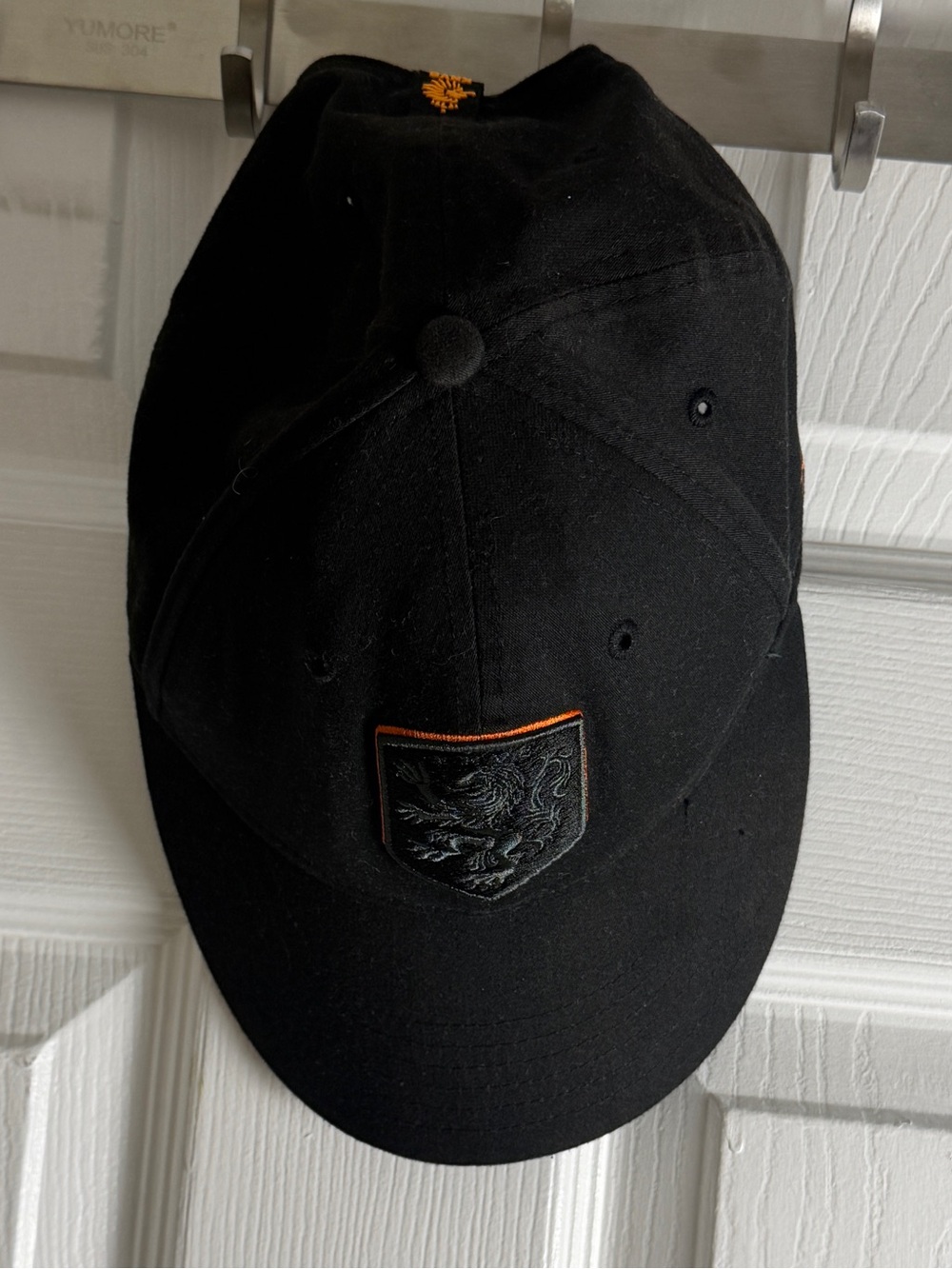Netherlands soccer Black hat with Embroidered Crest OS